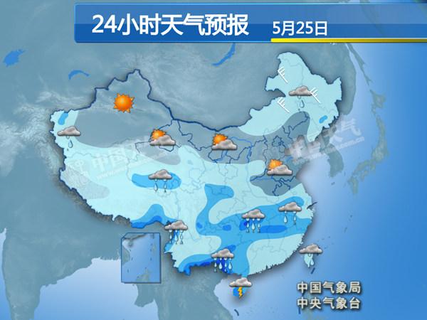 今天夜间开始，长江中下游雨势加强。
