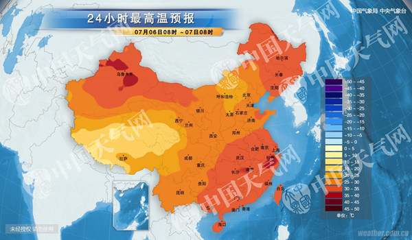 今天，江南、华南大部气温在30℃以上，体感闷热。